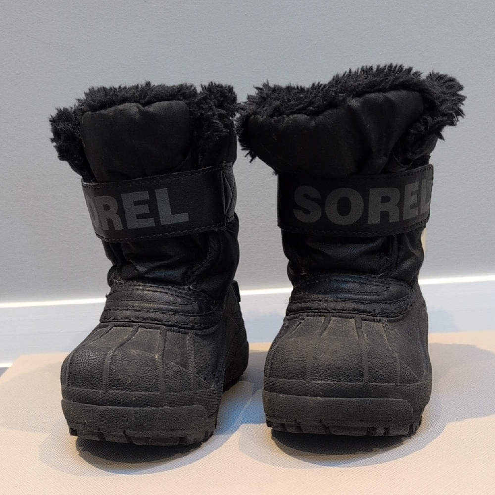Sorel Black Toddler Size 6 Winter Boots